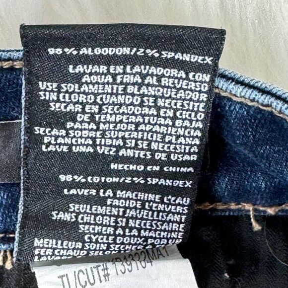 Kut From The Kloth Natalie Dark Wash Bermuda Shorts Sz 12 - Picture 7 of 9